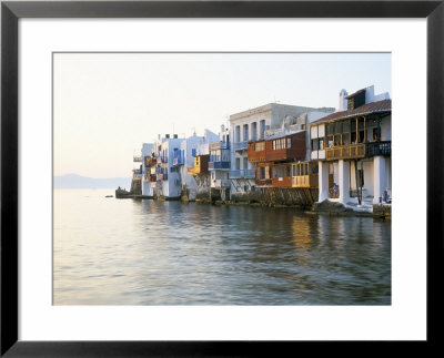 Little Venice, Mykonos Town, Mykonos, (Mikonos), Greek Islands, Greece by Lee Frost Pricing Limited Edition Print image