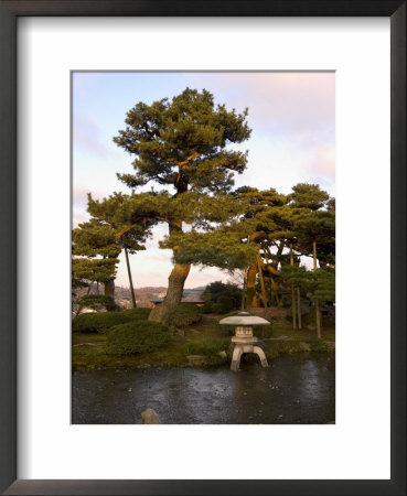 Stone Lantern, Kenrokuen Garden, Ishigawa Prefecture, Japan by Christian Kober Pricing Limited Edition Print image