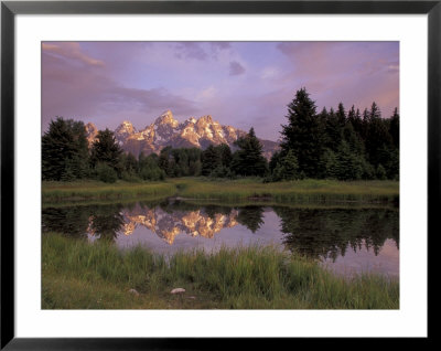 Grand Teton Range And Reflection From Schwabacher Landing, Grand Teton National Park, Wyoming, Usa by Jamie & Judy Wild Pricing Limited Edition Print image