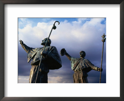 Pilgrim Statues, Santiago De Compostela, Spain by Wayne Walton Pricing Limited Edition Print image