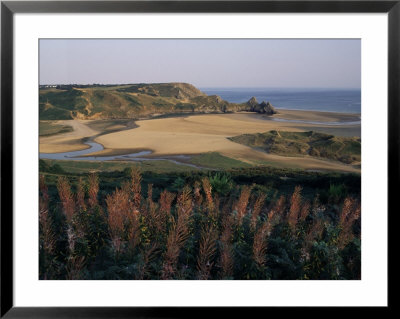 Oxwich Bay, Gower Peninsula, West Glamorgan, Wales, United Kingdom by Julia Bayne Pricing Limited Edition Print image