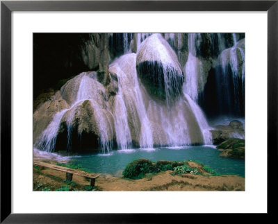Khuang Si Falls National Park, Luang Prabang, Llaos by John Elk Iii Pricing Limited Edition Print image
