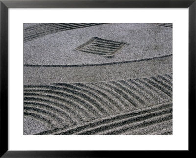 Zen Garden At Rengejo-In, Koya-San, Japan by Frank Carter Pricing Limited Edition Print image