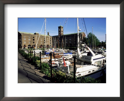 St. Katherine's Dock Dating From 1828, Built By T. Telford, Now Refurbished, London, England by Brigitte Bott Pricing Limited Edition Print image
