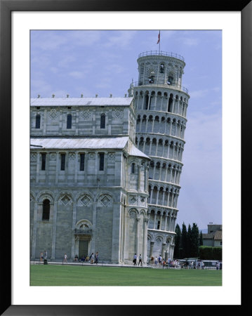 Duomo And Leaning Tower Of Pisa, Campo Dei Miracoli, Unesco World Heritage Site, Tuscany by Fraser Hall Pricing Limited Edition Print image