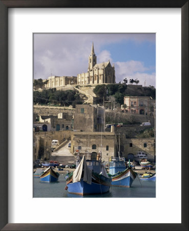 Mgar Harbour, Gozo, Malta, Mediterranean by Michael Short Pricing Limited Edition Print image