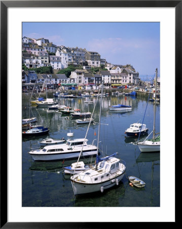 Harbour, Brixham, South Devon, England, United Kingdom by Roy Rainford Pricing Limited Edition Print image
