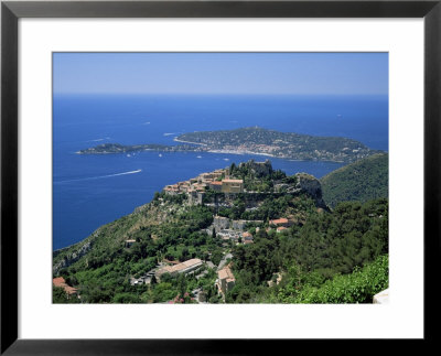 Eze And St. Jean-Cap-Ferrat, Cote D'azur, Provence, France, Mediterranean by Roy Rainford Pricing Limited Edition Print image