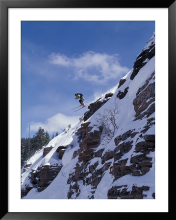 Back Country Skiing, Colorado, Usa by Lee Kopfler Pricing Limited Edition Print image