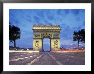 Arc De Triomphe From Champs Elysees, Paris, France by Walter Bibikow Pricing Limited Edition Print image