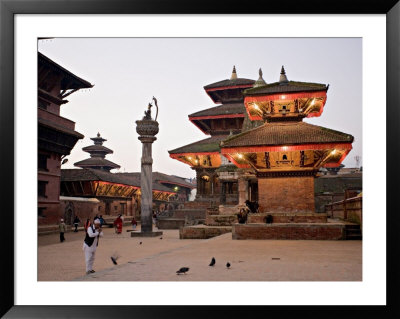 Morning Worship, Durbar Square, Unesco World Heritage Site, Patan, Kathmandu, Nepal by Don Smith Pricing Limited Edition Print image