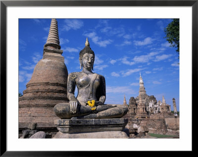Wat Mahathat, Sukhothai, Unesco World Heritage Site, Thailand, Southeast Asia by Christopher Rennie Pricing Limited Edition Print image