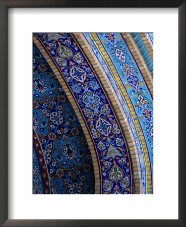 Moasic Detail Of Iranian Mosque, Dubai, United Arab Emirates by Phil Weymouth Pricing Limited Edition Print image