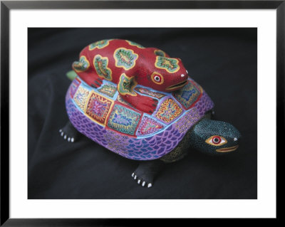 Carved Wooden Figure, Alebrijes, Oaxaca, Mexico by Judith Haden Pricing Limited Edition Print image