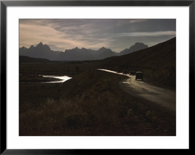 Entering Jackson Hole From East Along The Blackrock Creek With Grand Tetons, Wyoming by Alfred Eisenstaedt Pricing Limited Edition Print image