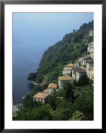 Village Of Domaso, Lake Como, Lombardia, Italian Lakes, Italy by Tony Gervis Pricing Limited Edition Print image