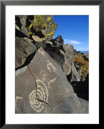 Petroglyphs, Santa Fe County, New Mexico, Usa by Michael Snell Pricing Limited Edition Print image
