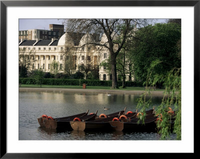 Boats On The Lake, Regents Park, London, England, United Kingdom by Adam Woolfitt Pricing Limited Edition Print image