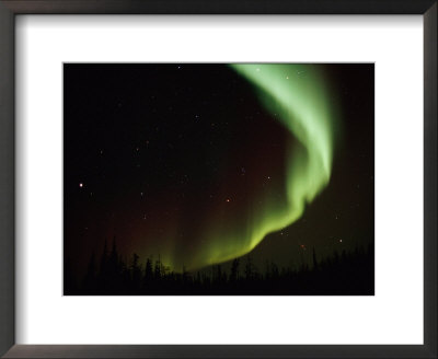 Aurora Borealis Creates Exquisite Patterns Across The Night Sky by Norbert Rosing Pricing Limited Edition Print image