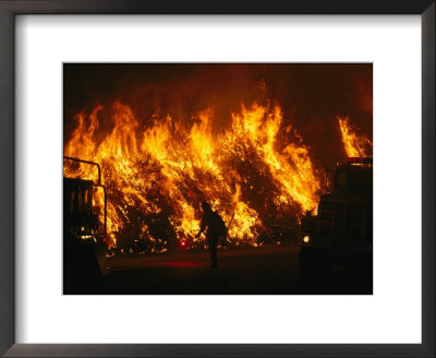 View Of A Forest Fire Near Boise, Idaho In 1996 by Mark Thiessen Pricing Limited Edition Print image