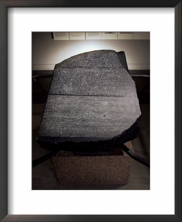 The Rosetta Stone, British Museum, London, England, United Kingdom by Adam Woolfitt Pricing Limited Edition Print image