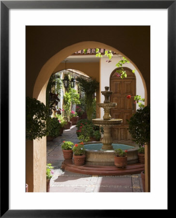 Typical Courtyard, Oaxaca City, Oaxaca, Mexico, North America by R H Productions Pricing Limited Edition Print image