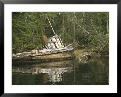 An Abandoned Tugboat On The Edge Of Barnard Harbour by Richard Nowitz Pricing Limited Edition Print image