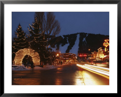 Downtown Jackson Hole At Night by Jim Webb Pricing Limited Edition Print image