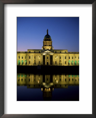 Custom House And River Liffey, Dublin, Eire (Republic Of Ireland) by Roy Rainford Pricing Limited Edition Print image