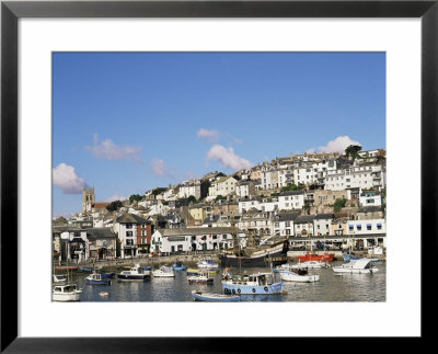 The Golden Hind And Other Boats In The Harbour, Brixham, Devon, England, United Kingdom by Raj Kamal Pricing Limited Edition Print image