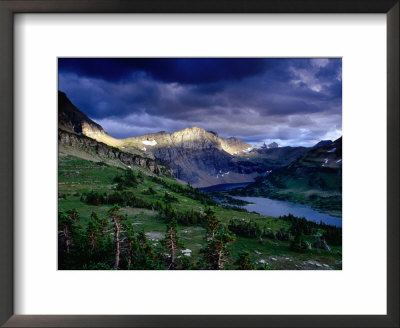 Stormy Evening Over Hidden Lake, Glacier National Park, Montana, Usa by Gareth Mccormack Pricing Limited Edition Print image