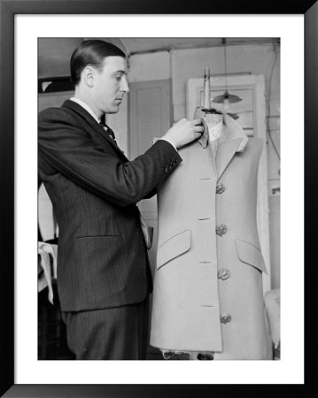 Rene, The Head Tailor, Hemming A Dress Jacket by John Phillips Pricing Limited Edition Print image