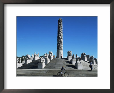The Monolith, Gustav Vigeland Sculptures, Frogner Park, Oslo, Norway, Scandinavia by G Richardson Pricing Limited Edition Print image