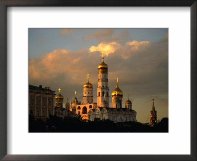 Ivan The Great Bell Tower, Sandwiched Between Kremlin Cathedrals, Moscow, Russia by Jonathan Smith Pricing Limited Edition Print image