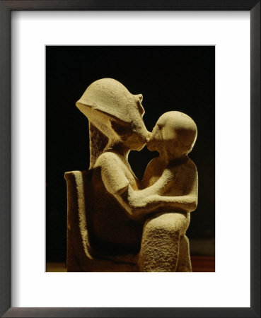 Akhenaten With Child, Egyptian Museum, Amarna, Cairo, Egypt by Kenneth Garrett Pricing Limited Edition Print image