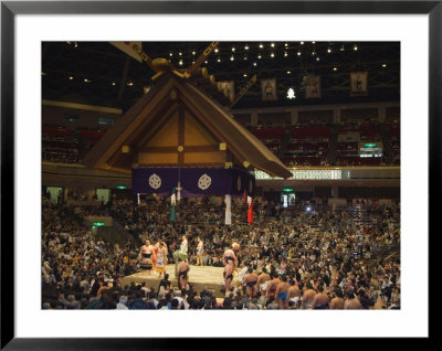Sumo Wrestlers, Kokugikan Hall Stadium, Tokyo, Japan by Christian Kober Pricing Limited Edition Print image