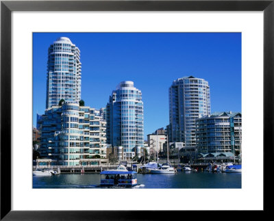 Apartments Seen Across False Creek From Granville Island, Vancouver, British Columbia, Canada by Glenn Van Der Knijff Pricing Limited Edition Print image