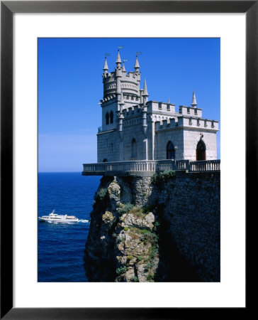 Cliff-Top Castle, Swallow's Nest (Lastochkino Gnizdo), Yalta, Ukraine by Jonathan Smith Pricing Limited Edition Print image