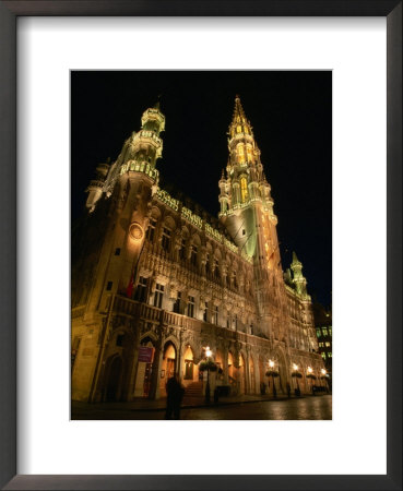 Hotel De Ville Or Stadhuis, Brussels, Belgium by Martin Moos Pricing Limited Edition Print image
