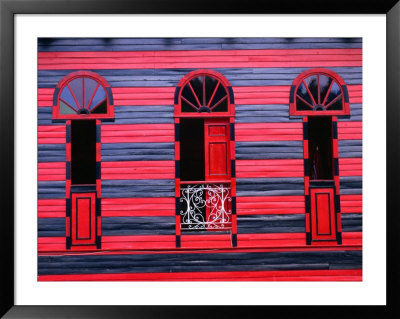 Facade Of Parque De Bombas Museum, Ponce, Puerto Rico by Alfredo Maiquez Pricing Limited Edition Print image