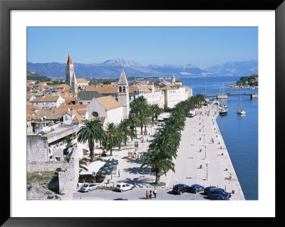 Promenade Of The Medieval Town Of Trogir, Unesco World Heritage Site, North Of Split, Croatia by Richard Ashworth Pricing Limited Edition Print image