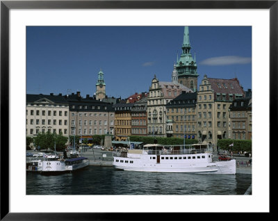 Munkbroleden Waterfront, Gamla Stan (Old Town), Stockholm, Sweden, Scandinavia by Duncan Maxwell Pricing Limited Edition Print image