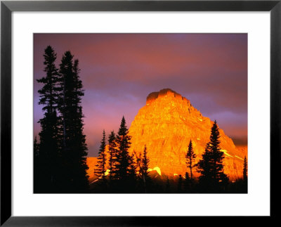 Sunrise On Sinopah Mountain At Two Medicine Lake - Glacier National Park, Montana, Usa by John Elk Iii Pricing Limited Edition Print image