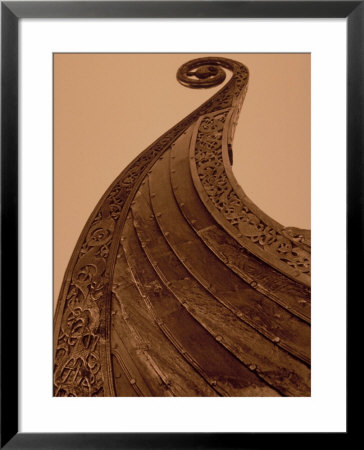 Detail Of Viking Ship, Norway by Walter Bibikow Pricing Limited Edition Print image