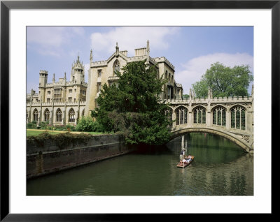 St. John's College And Bridge Of Sighs, Cambridge, Cambridgeshire, England, United Kingdom by Roy Rainford Pricing Limited Edition Print image