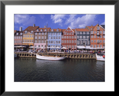 Nyhavn, Or New Harbour, Busy Restaurant Area, Copenhagen, Denmark, Scandinavia by R H Productions Pricing Limited Edition Print image