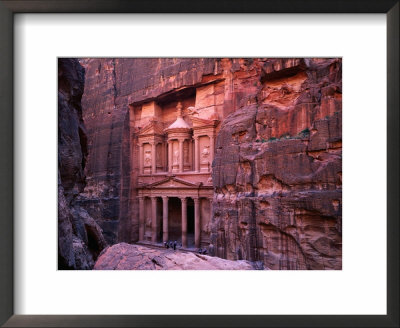 The Facade Of The Treasury (Al-Khazneh), Petra, Ma'an, Jordan by Anders Blomqvist Pricing Limited Edition Print image