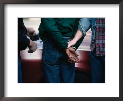 Police Make An Arrest In An Open-Air Drug Market In The Nation's Capital by Steve Raymer Pricing Limited Edition Print image