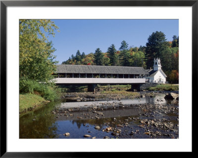 A Covered Bridge In New Hampshire by Richard Nowitz Pricing Limited Edition Print image