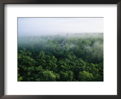 A View Of The Mayan Ruins At Tikal by Kenneth Garrett Pricing Limited Edition Print image